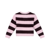 Wine Red Stripe Sweater