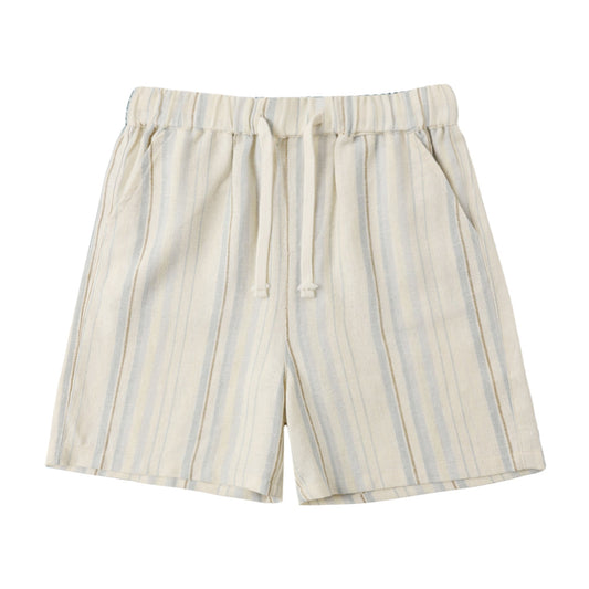 Striped shorts on a white background