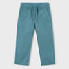 Jade green drawstring pants