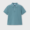 Aqua polo shirt 