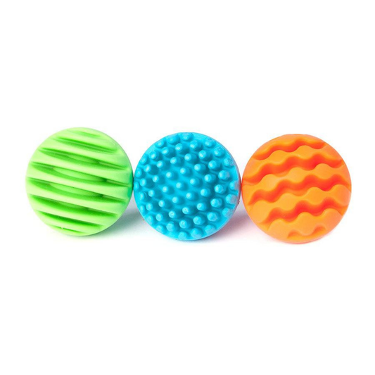 Sensory Rollers Textured Silicone Balls with Chimes