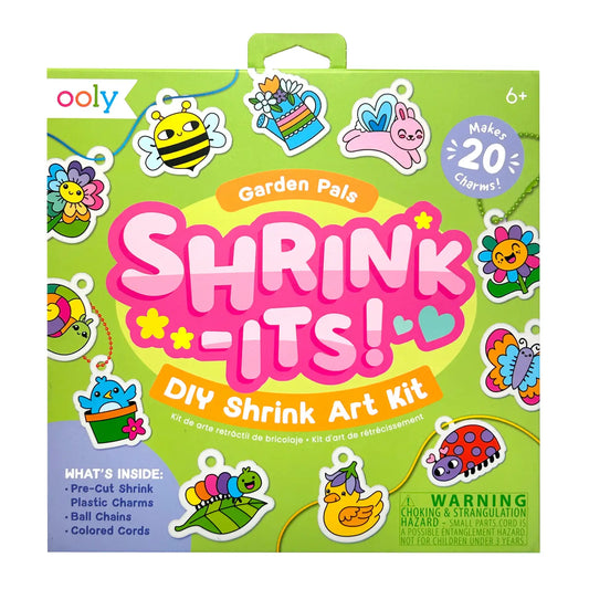 'Shrink-Its! Garden Pals' DIY shrink art kit 