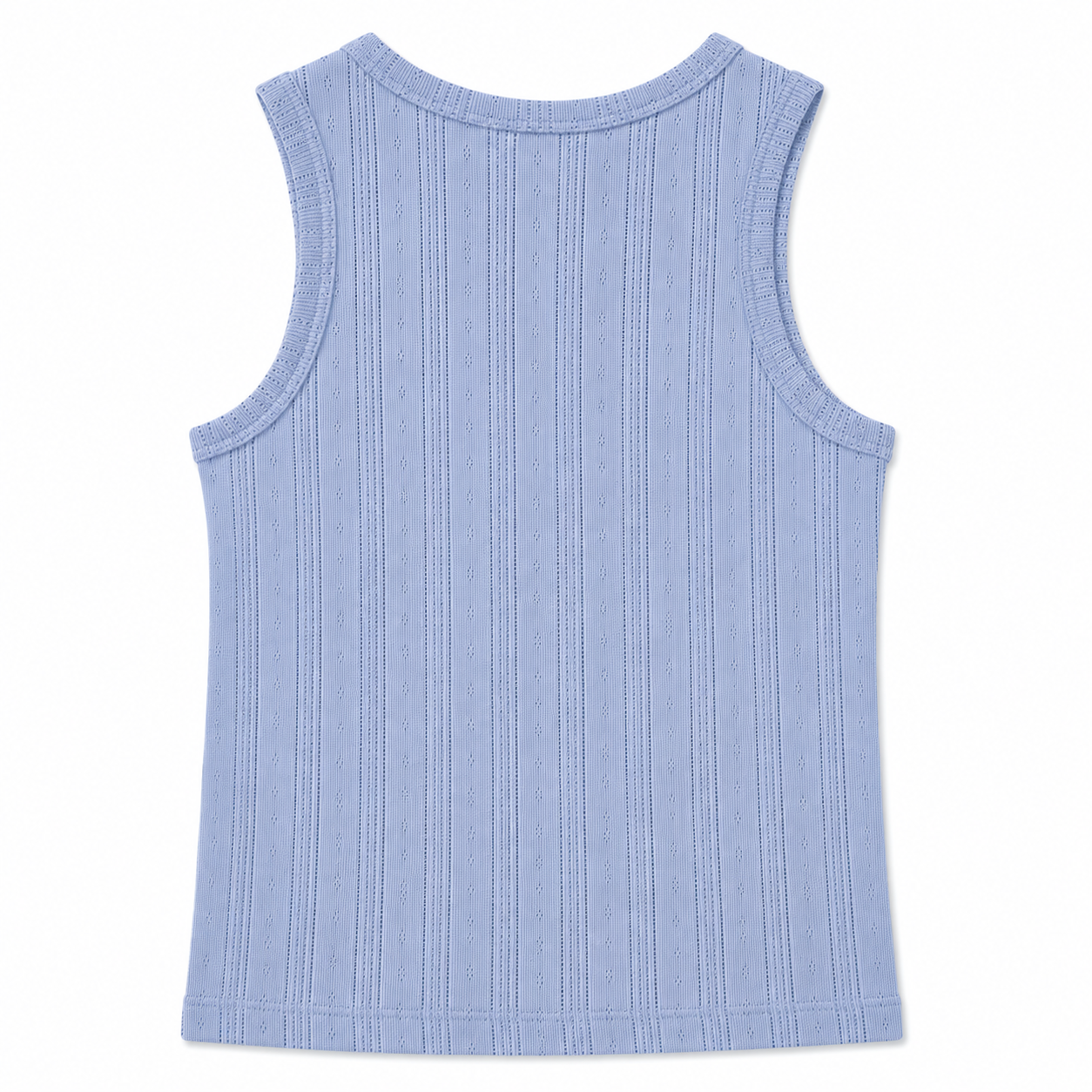 Sky Pointelle Tank