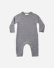 Slate Cozy Knit Romper - flat lay