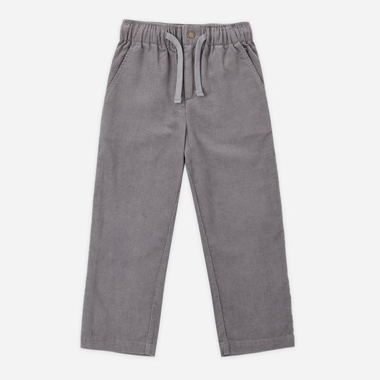 Rylee and Cru Slate Kalen Pant, a cotton drawstring pant for kids