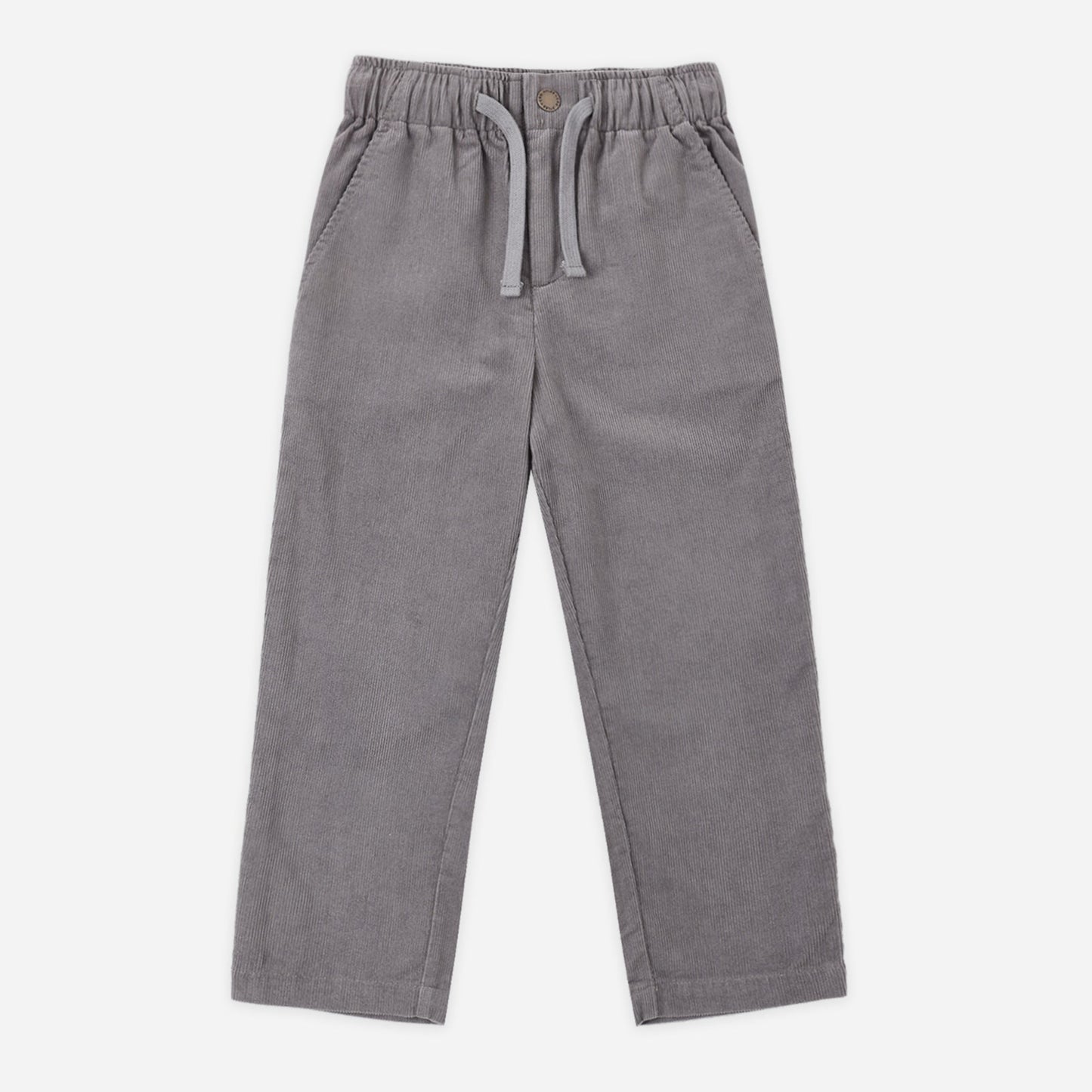 Rylee and Cru Slate Kalen Pant, a cotton drawstring pant for kids