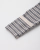 Slate Microstripe Gown + Hat fabric close-up