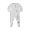 White baby onesie with star pattern on a white background