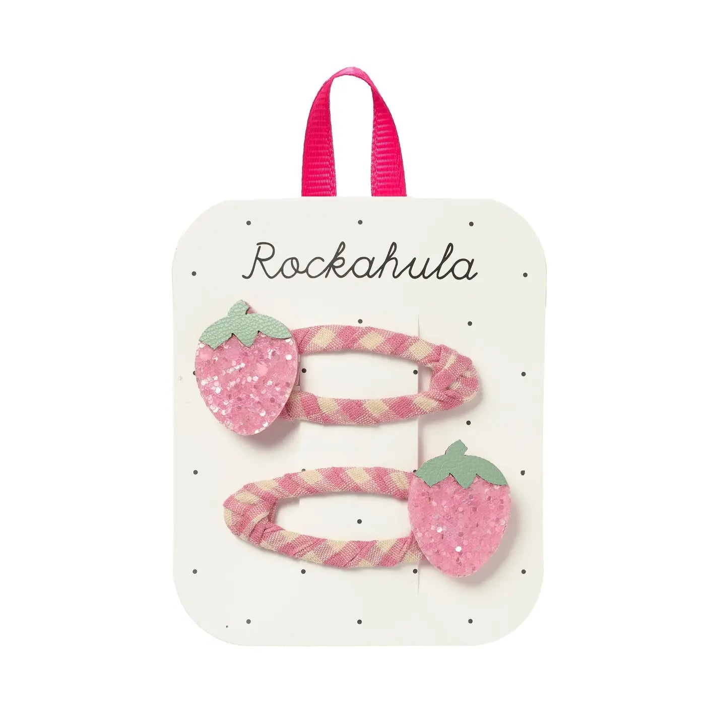 Strawberries on a hair clip