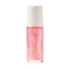 Pink roll-on shimmer with sweet strawberry scent