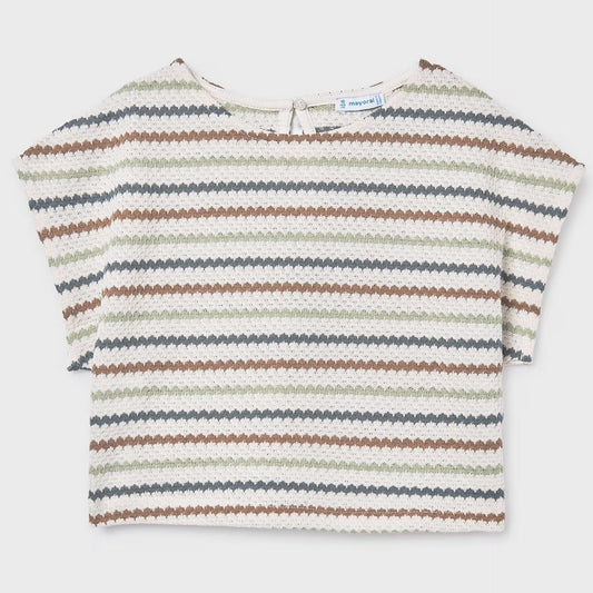 Striped crochet top 