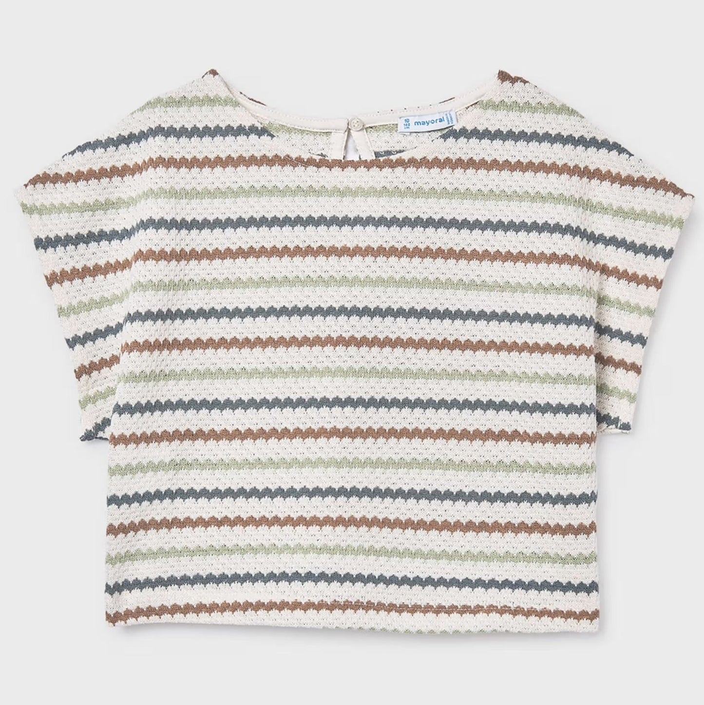 Striped crochet top 