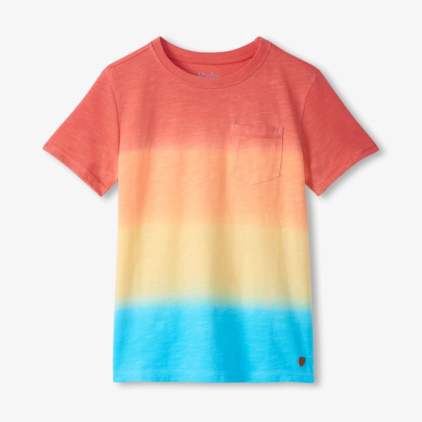 Gradient Sunset Tee with pocket