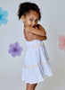 White Gauze Daisy Dress