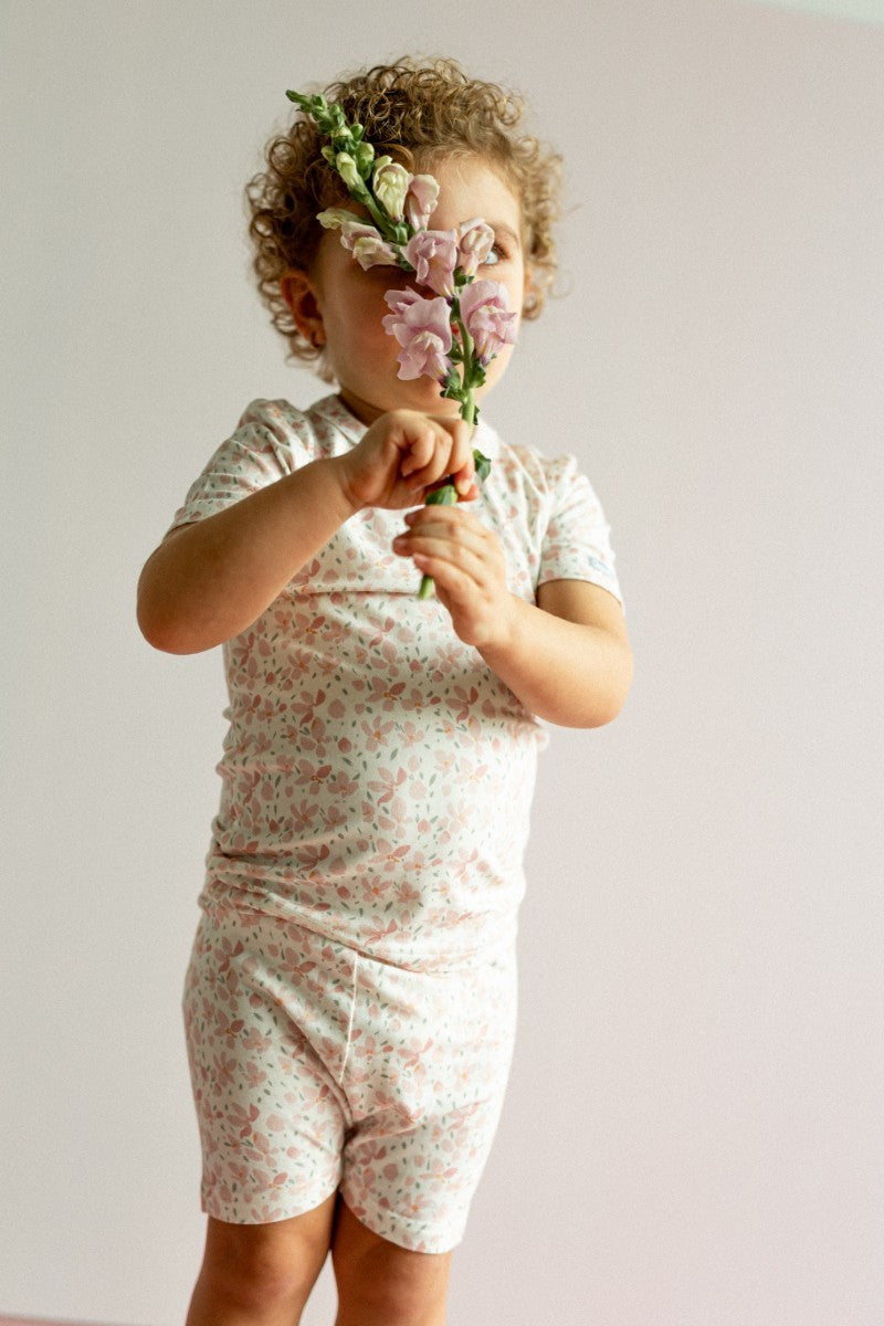 Pink Floral Ditsy Pajama Set