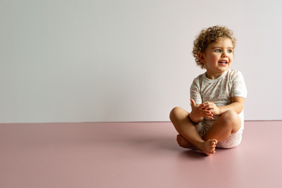 Pink Floral Ditsy Pajama Set