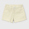 Tan Denim shorts with pockets