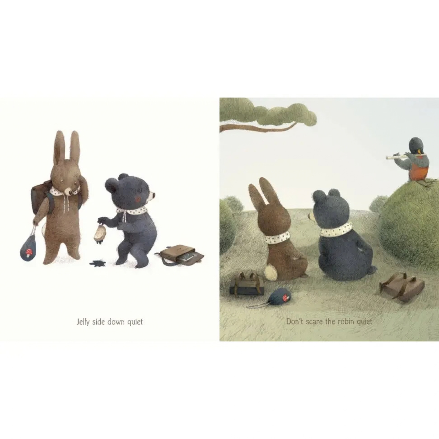 Gentle story exploring quiet moments throughout the day