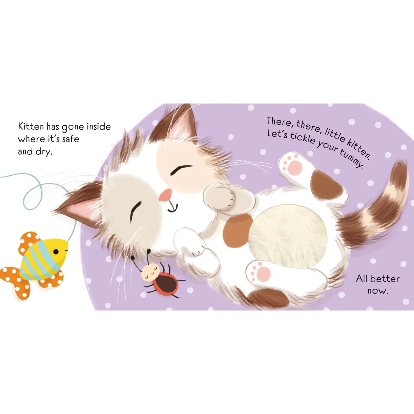 Touchy-feely kitten book encouraging kindness and empathy
