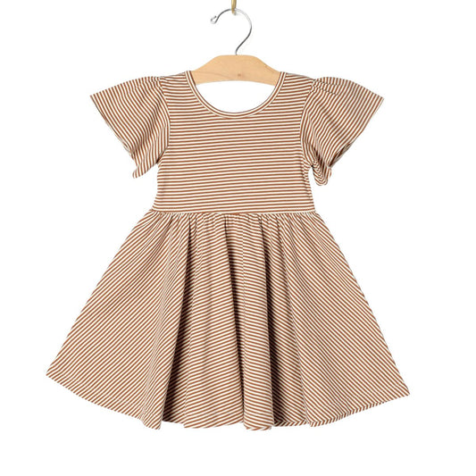 Toffee Striped dress