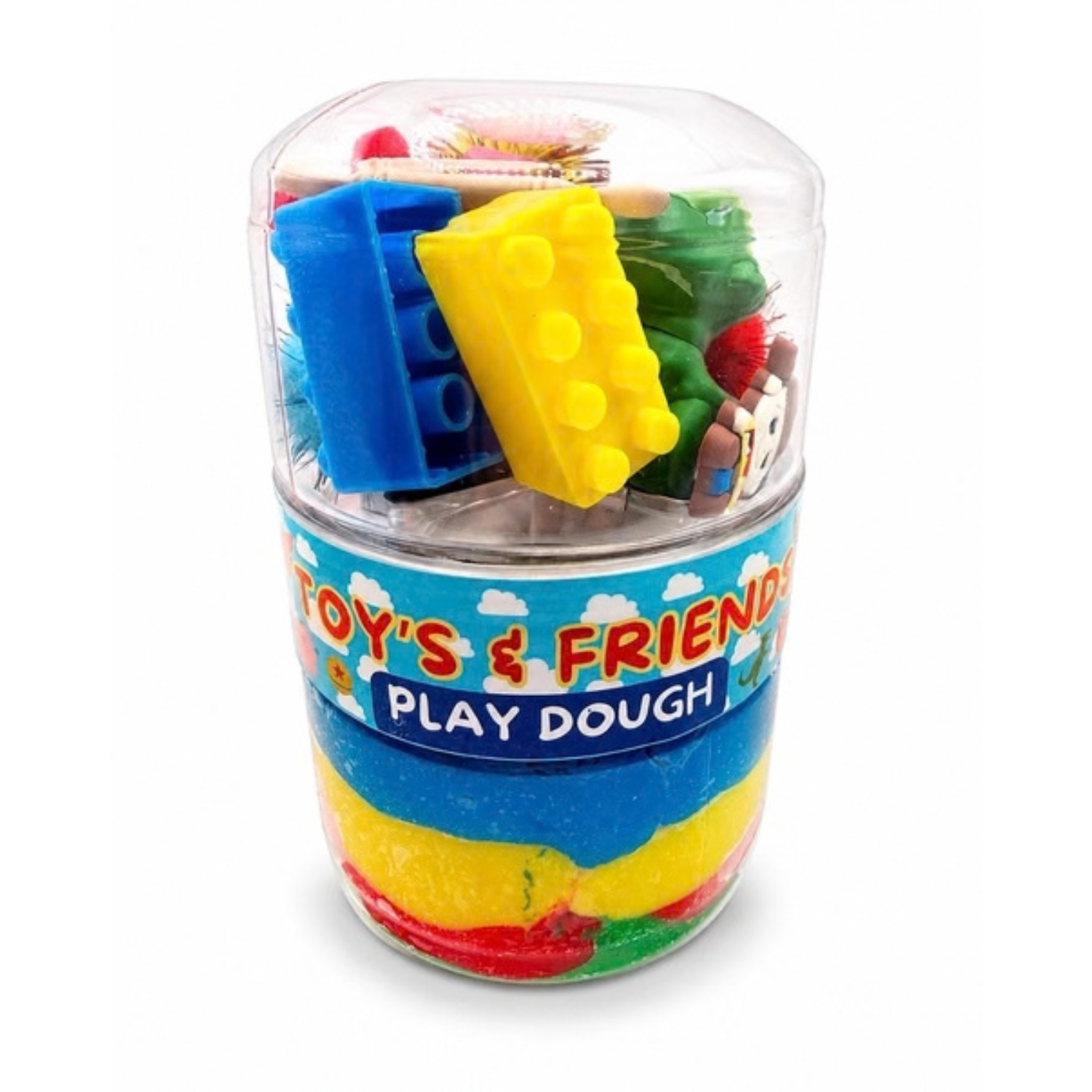 Toys & Friends Play Dough Jar with Colorful Accessories