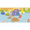 Interactive truck and digger magnet activity book