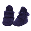 Zutano True Navy Cozie Fleece Baby Booties