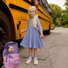 Periwinkle Twirl Dress