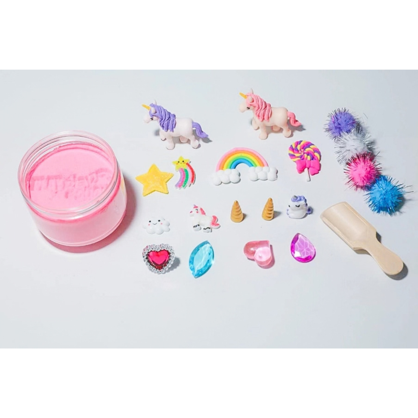 Unicorn Sand Jar with Pink Sand and Accessories