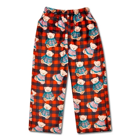 Beary Merry Plush Pants