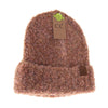 Mixed Tone Boucle Cuff Beanie