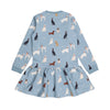 Blue Dogs Sweatshirt Dress