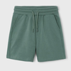 Green shorts with a drawstring 