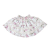 Floral patterned skirt on a white background