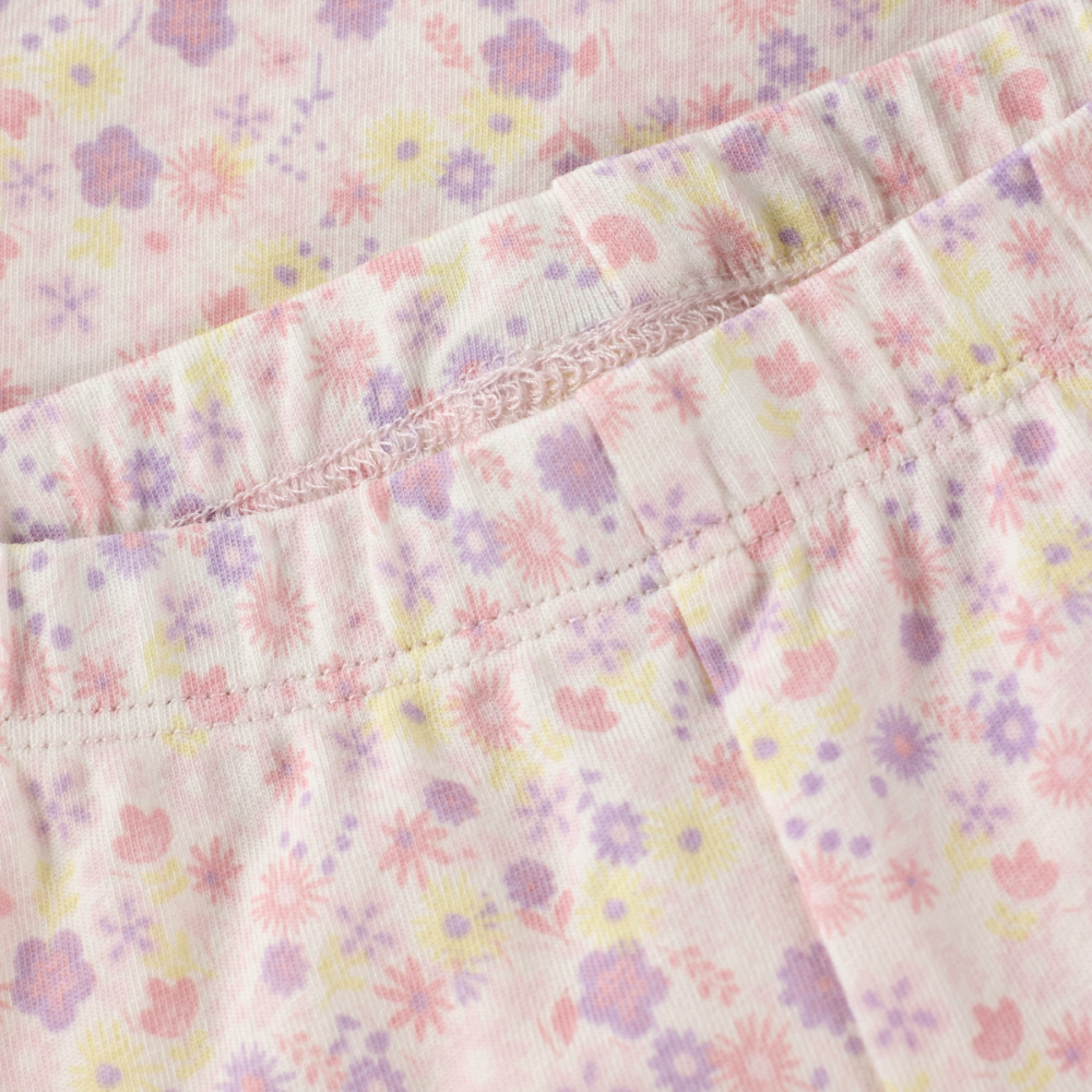 Violet Floral Leggings