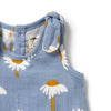 Daisy Crinkle Romper