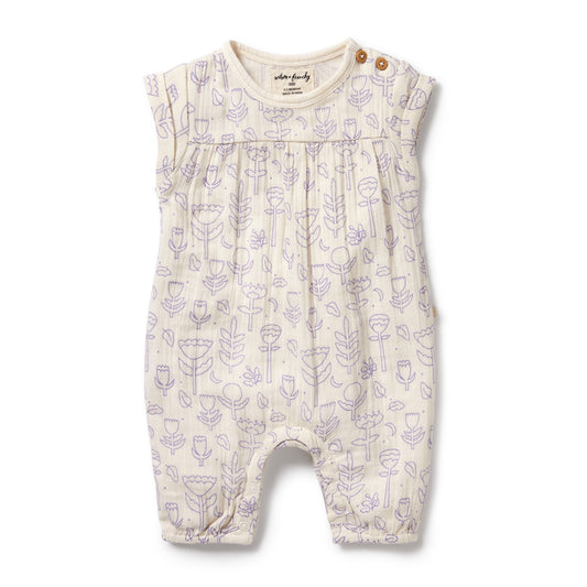 Flow Crinkle Romper