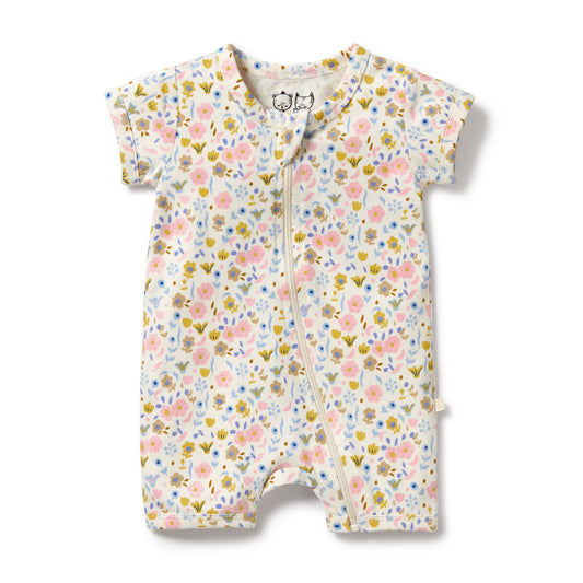 Ava Floral Short Romper