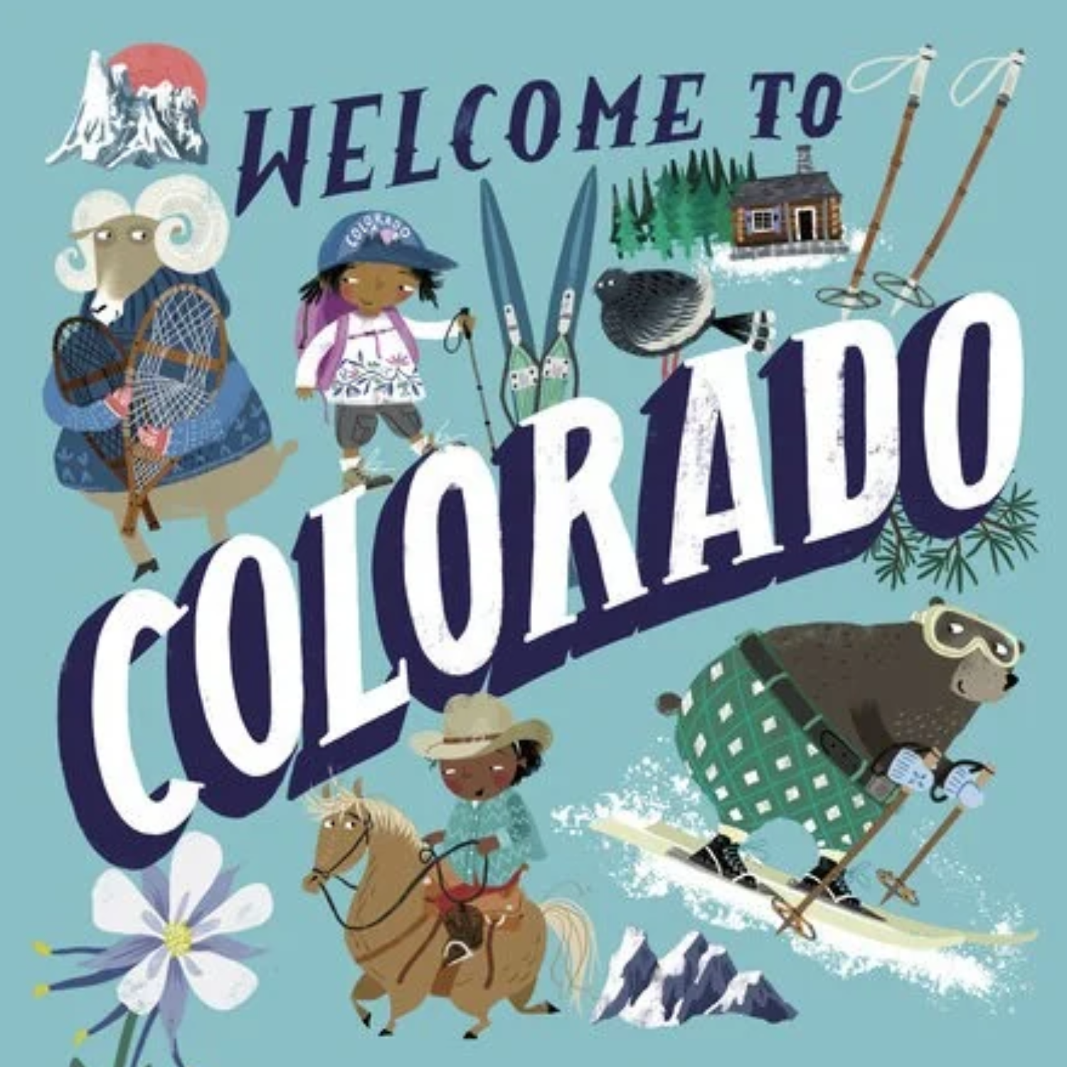 Colorful Colorado picture book filled with fun facts