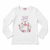 White long sleeve with Nutcracker theme graphic in pastel colors