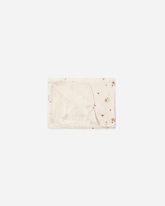 Woodland Bamboo Swaddle - flat lay