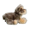 Silky Yorkie plush with realistic puppy-cut styling