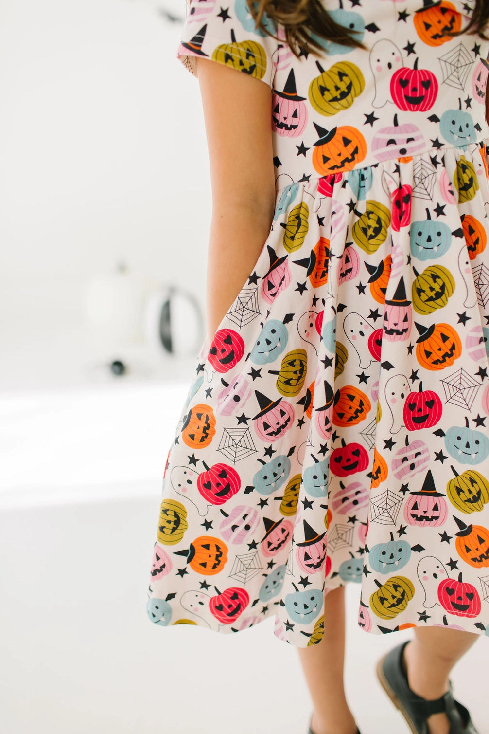 Boo Crew Twirl Dress - detail shot