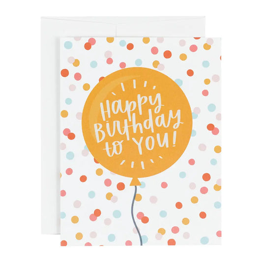 Happy Birthday Balloon Card