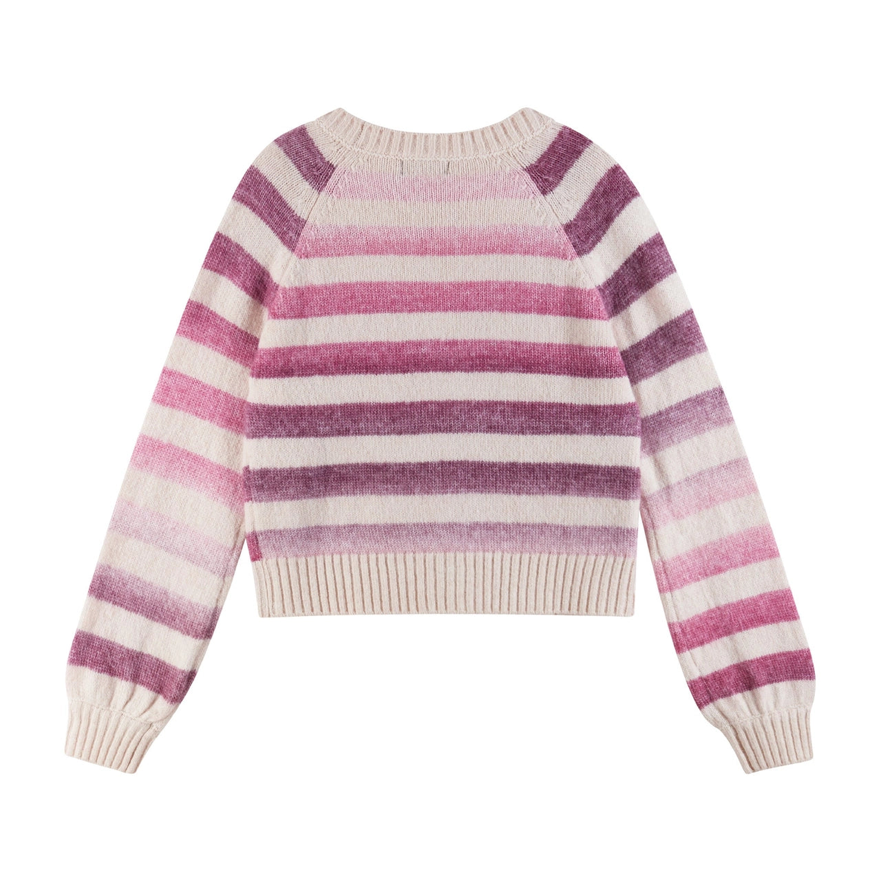 Purple Ombre Stripe Sweater