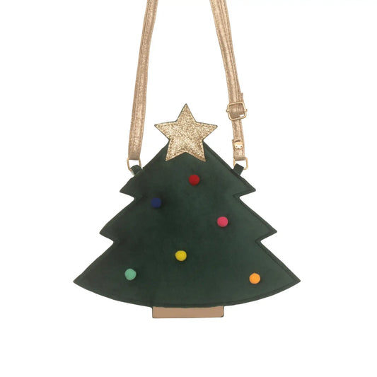 Velvet Xmas Tree Purse