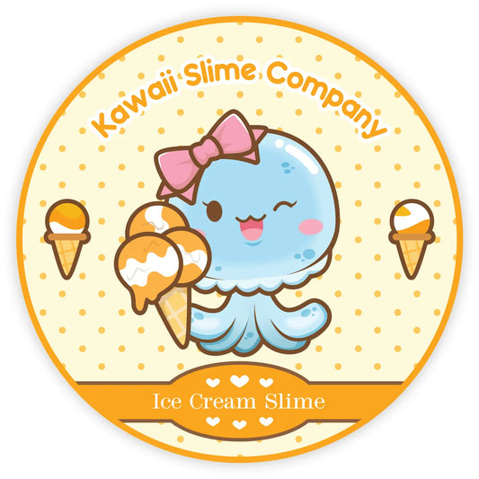 Dreamsicle Ice Cream Pint Slime