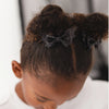 Glitter Bat Bow Clip Set