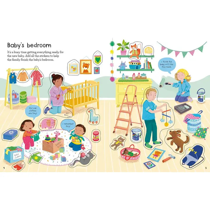 The New Baby First Sticker Book
