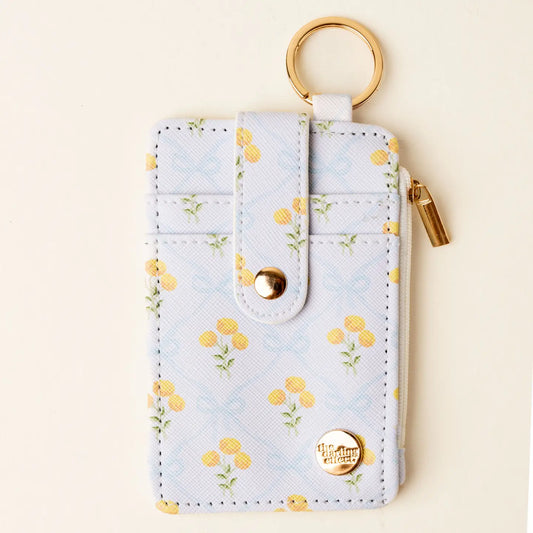 Blue Marigold Keychain Wallet